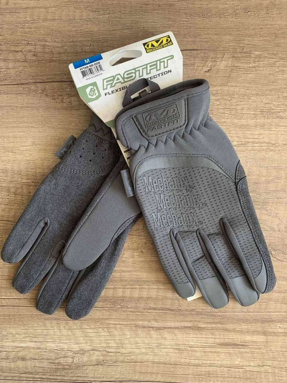 

Тактические перчатки FastFit Mechanix (серые)