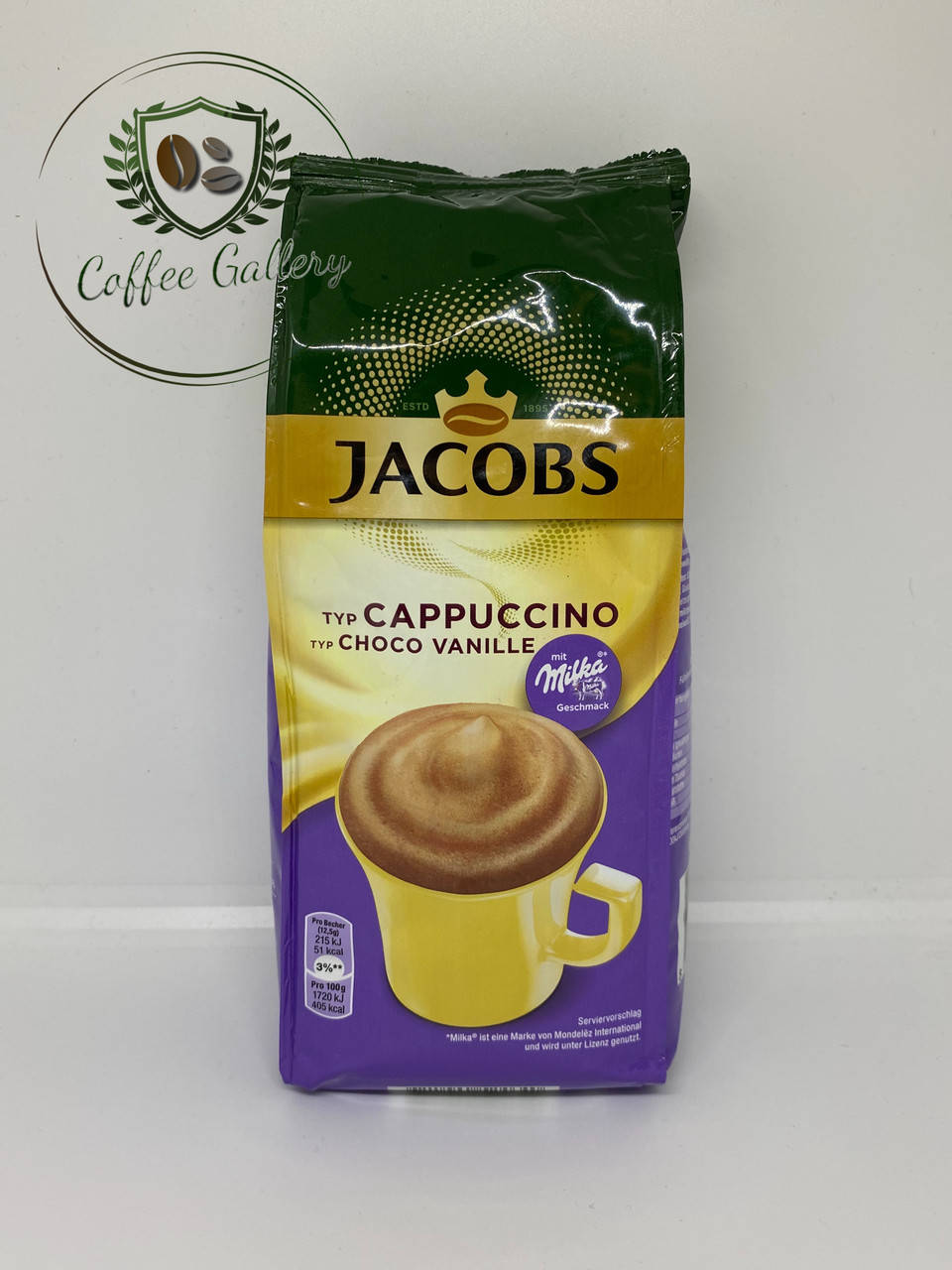 

Капучіно Jacobs Typ Cappuccino Choco Vanille Milka 500 г