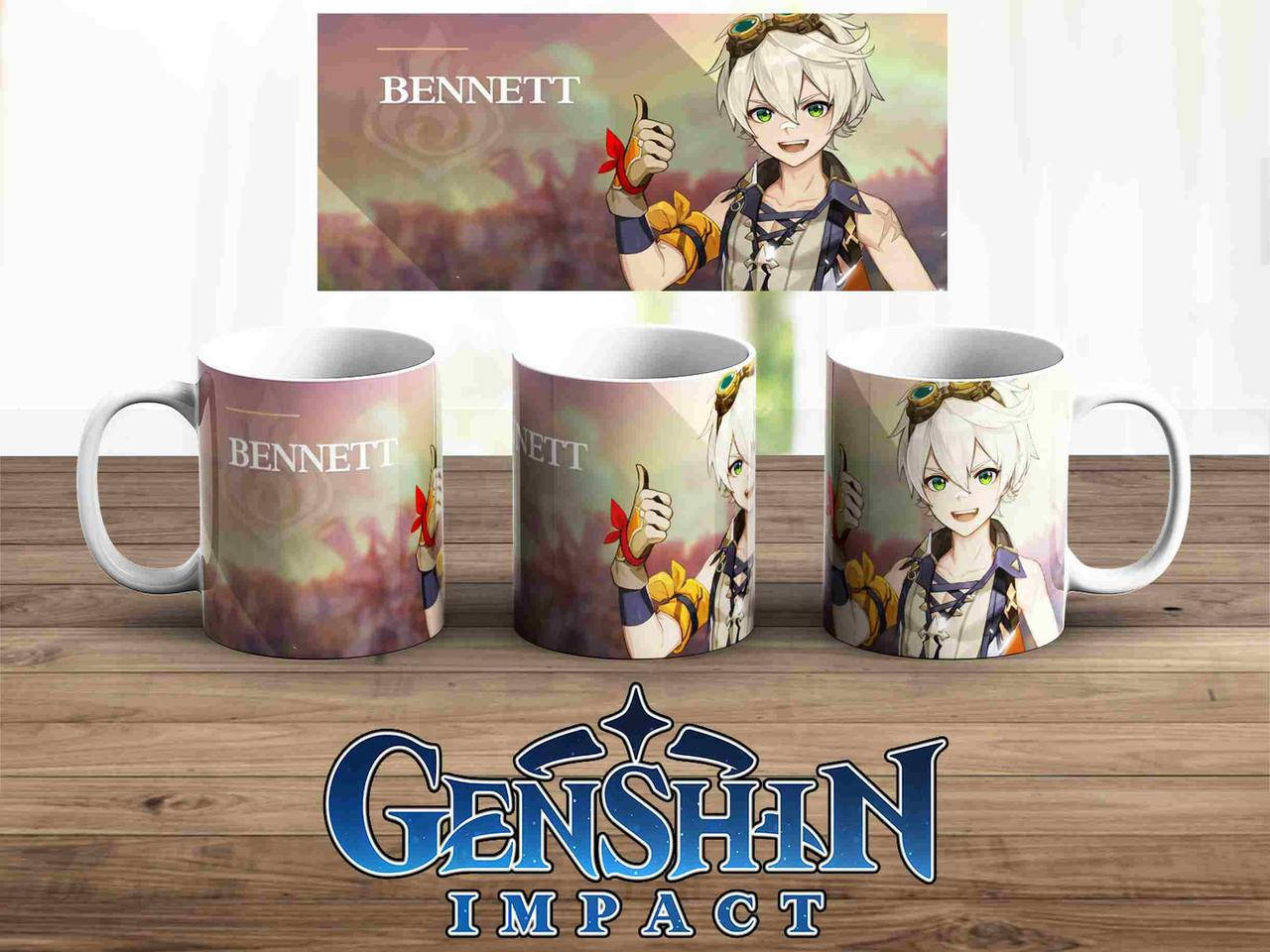 

Чашка Genshin Impact "Беннет" Геншин