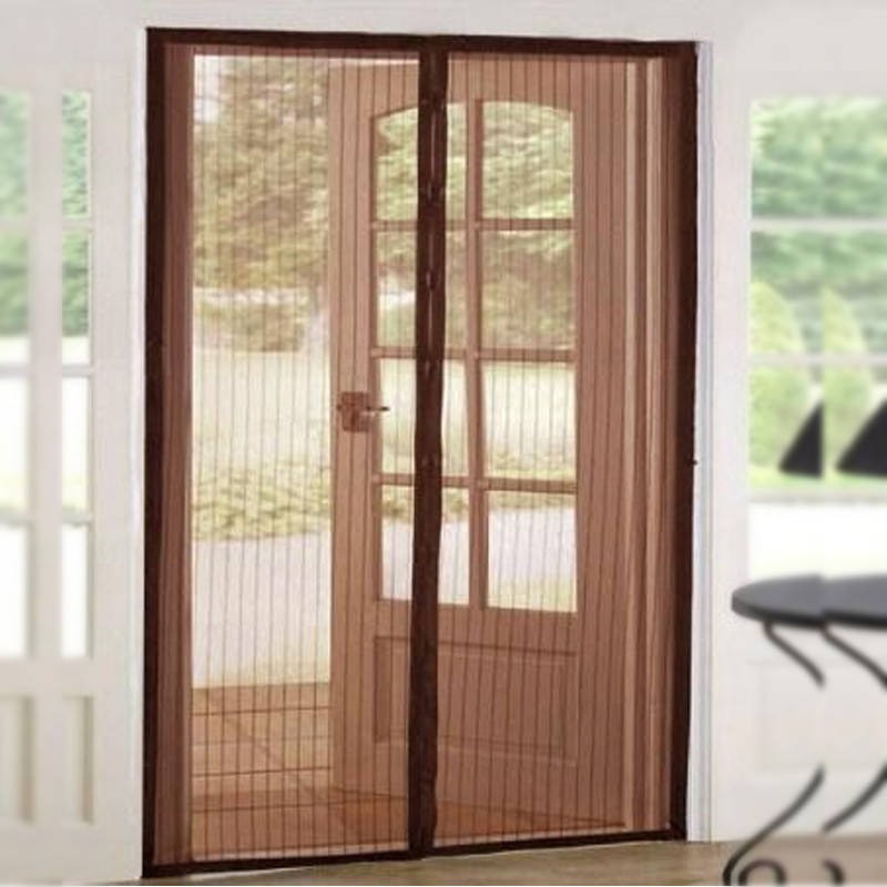 

Противомоскитные магнитные шторы на магнитах 100210 Magic Mesh коричневые 184665, Коричневый