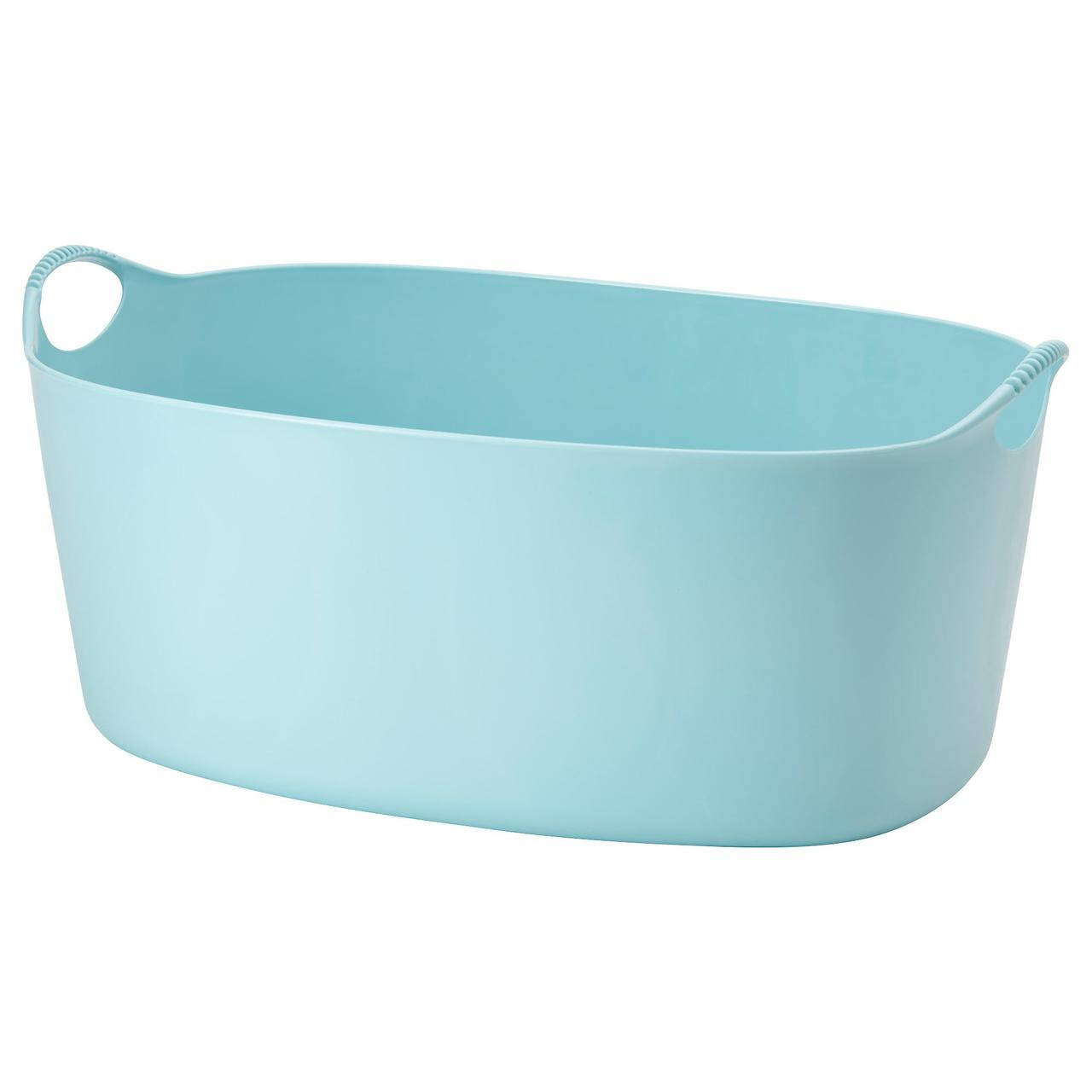 

IKEA TORKIS (803.392.24) Корзина для стирки, бирюзовый, Синий