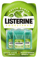 Полоски для освежения дыхания, Listerine PocketPaks Breath Strips Freshburst