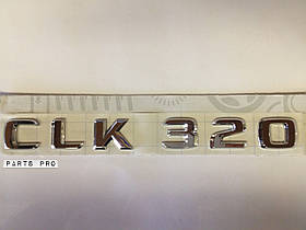 Mercedes CLK W209 W208 CLK320 1995-2009 напис емблема значок на багажник Новий Оригінал