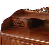 Секретер коричневий у класичному стилі, фото 4