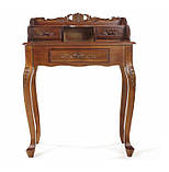 Секретер коричневий у класичному стилі, фото 8