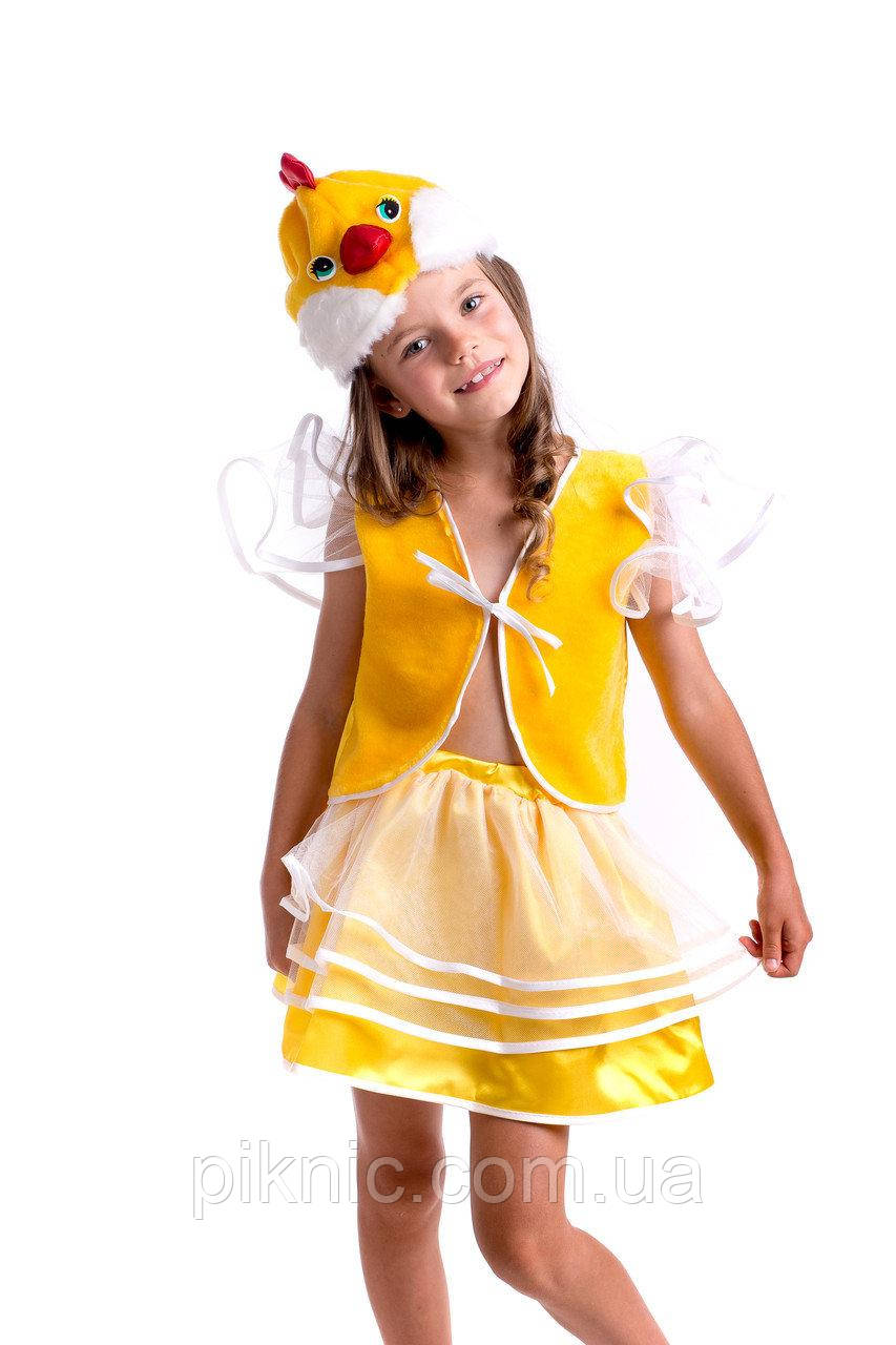 Детский костюм Курочка для девочек 3,4,5,6,7 лет Карнавальный костюм Курочки 340 - фото 3 - id-p1050505007