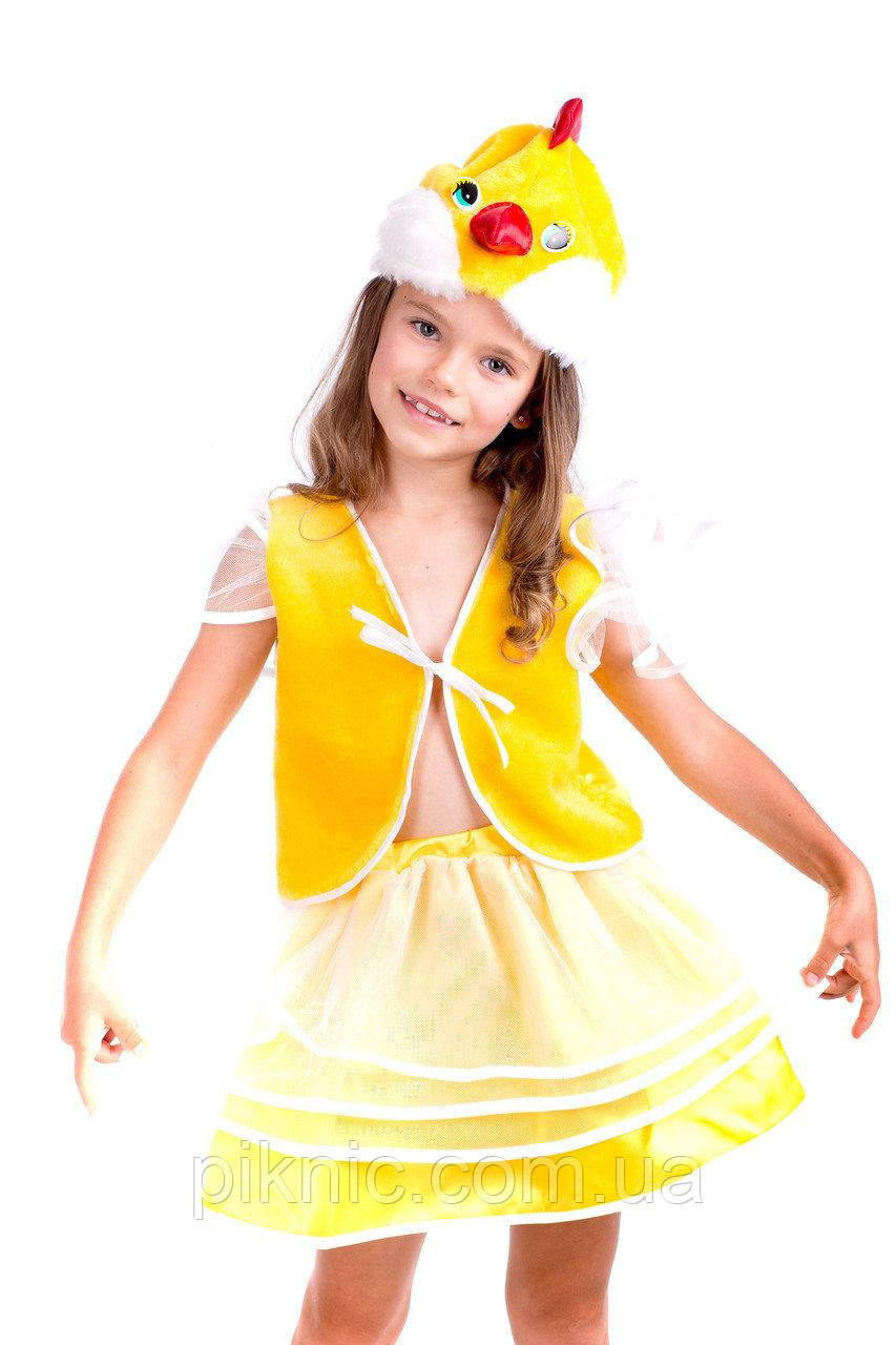 Детский костюм Курочка для девочек 3,4,5,6,7 лет Карнавальный костюм Курочки 340 - фото 1 - id-p1050505007