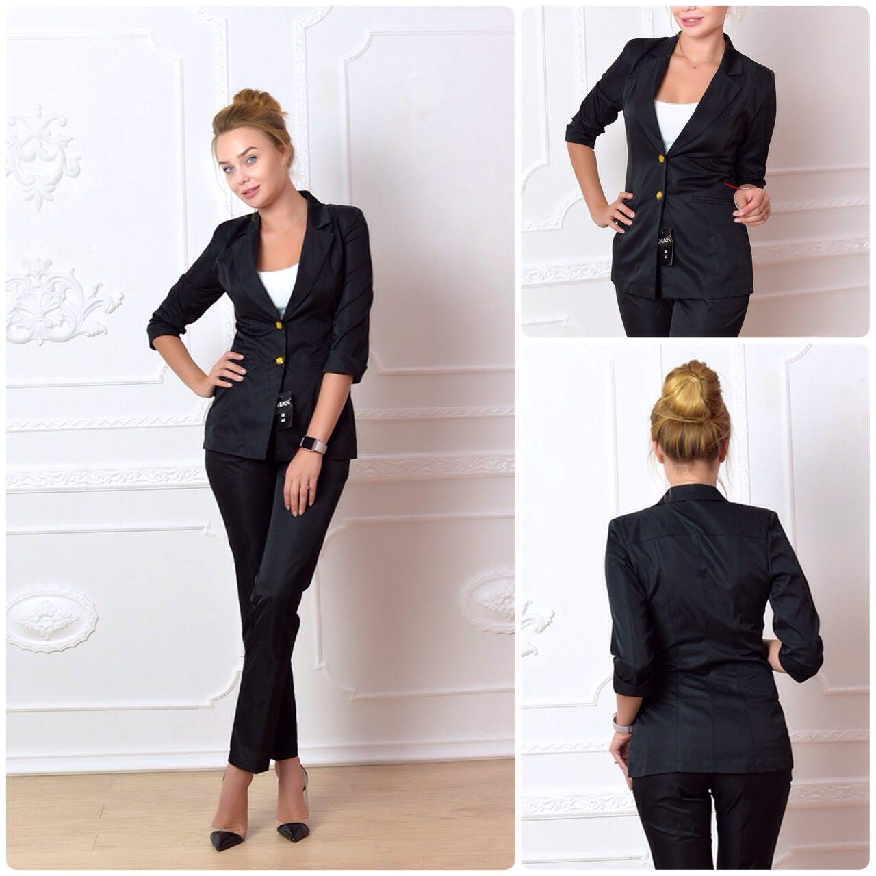 Жакет меморі (08) чорний