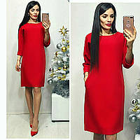 Платье женское, модель 772 , красный
