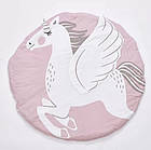 Ковдра килимок в дитячу кімнату Єдиноріг, фото 2