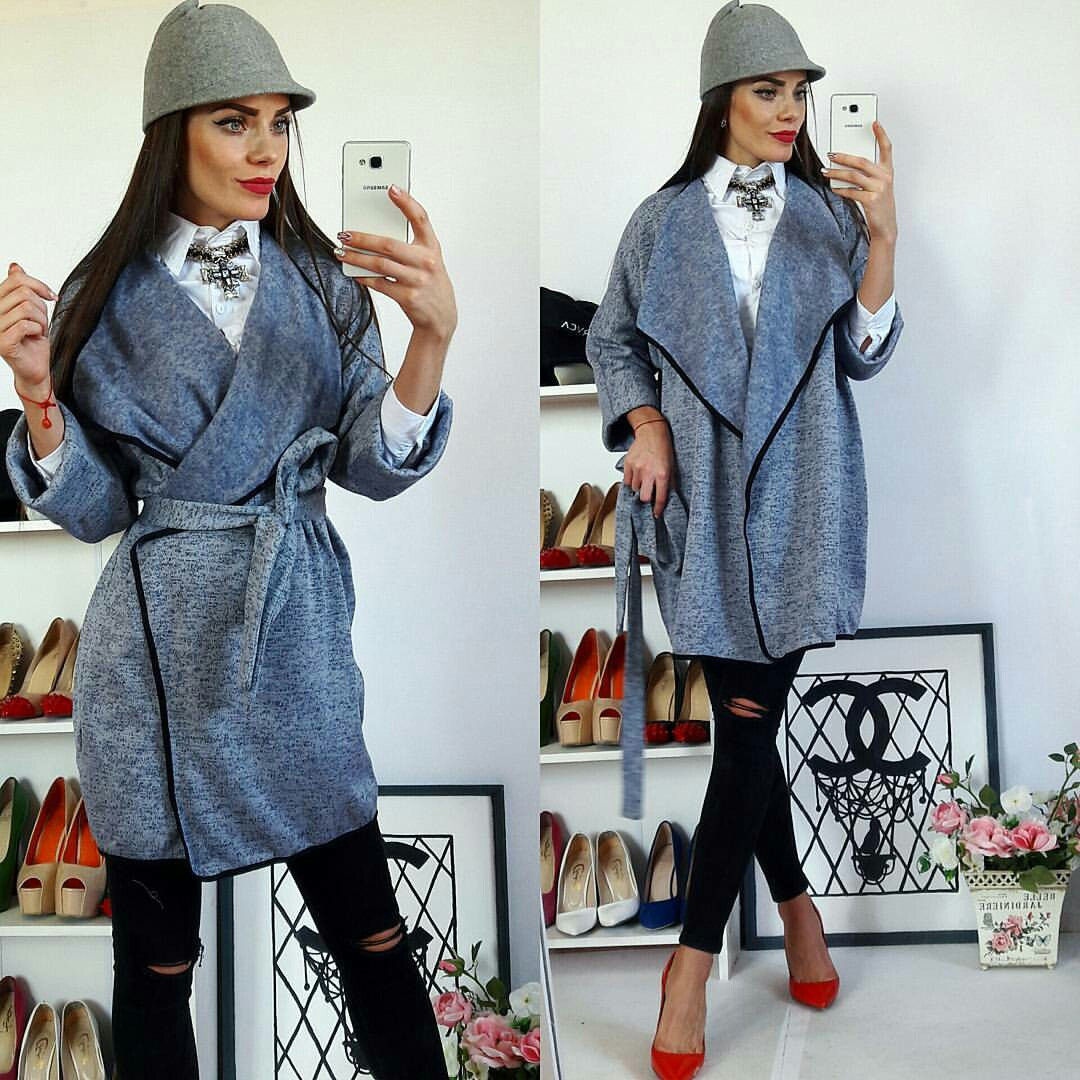 Жіночий кардиган арт. 758 сірого кольору, фото 1