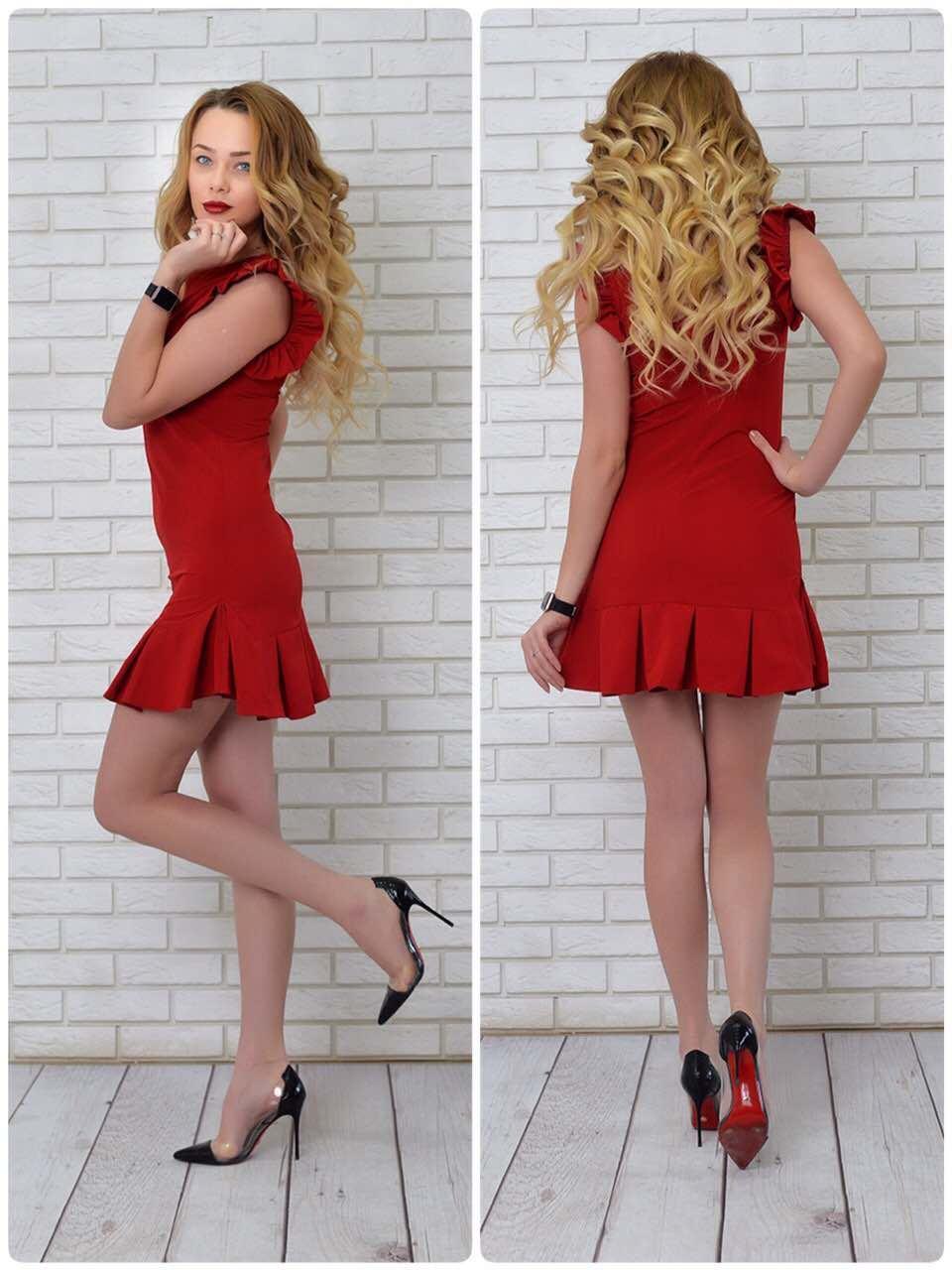 Плаття 782 вишня, фото 1