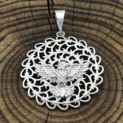 Кулон Xuping для ланцюжка до 3 мм 80892 35х28 мм вага 4.4 г позолота Біле золото