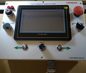 Система управления механизмом поворота театральной сцены на базе преобразователя частоты Hitachi. 1