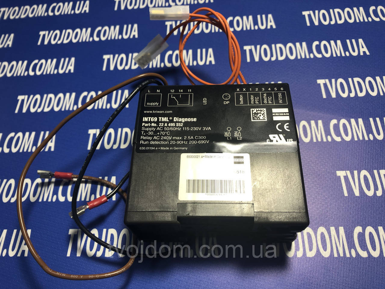 INT69 TML Захист електродвигуна Kriwan Part-No.22A 495 S52