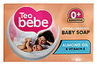 Детское мыло Teo bebe 0+ Almond Oil & Vitamin E - 75 г.