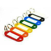 Брелок-ідентифікатор для ключів на кільці 6шт у пластиковому пеналі | Номерок