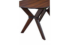 Стіл овальний розкладний Брайтон Мікс меблі колір темний горіх, фото 4