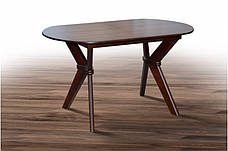 Стіл овальний розкладний Брайтон Мікс меблі колір темний горіх, фото 5