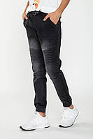 Демисезонные детские джинсы для мальчика с карманами Young Reporter Польша 193-0110B-25-001-1 Серый Завязка, 146, Весенне-летний