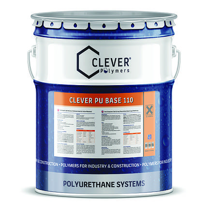 Поліуретанова рідка гідроізоляція Clever PU Base 110 5 кг, фото 2