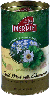 Чай Зеленый Мервин, Mervin " Мята и ромашка " 100г