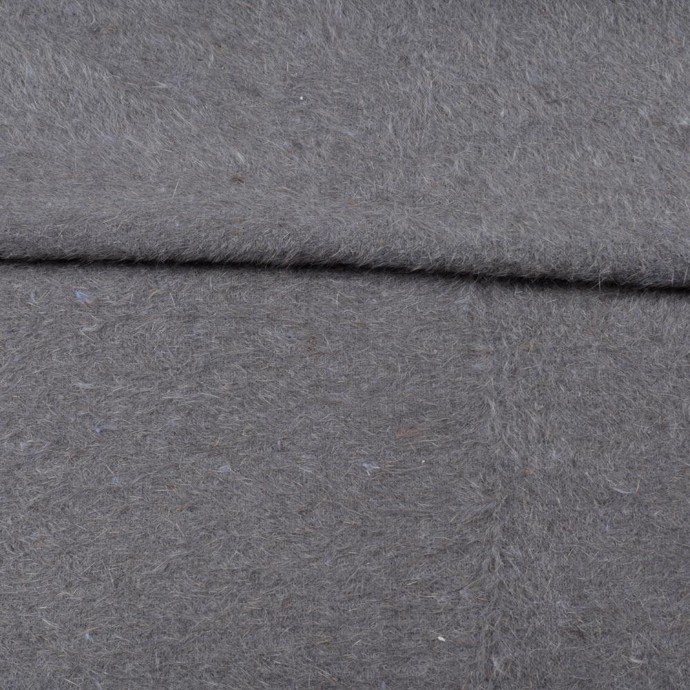 Ангора довговорсова трикотаж (панчіх) сірий на білій основі ш.220