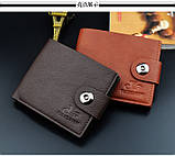 Чоловічий гаманець "Valink" (екошкіра) чорний, фото 9