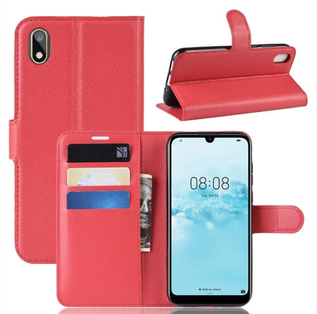 Чохол книжка Evolou для Huawei Y5 2019 Червоний