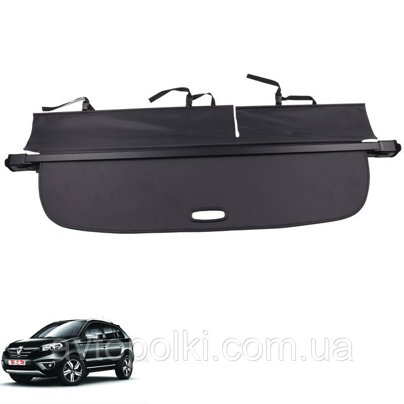 Шторка багажника Renault Koleos 2007 2008 2009 2009 2011 2012 2014 2015 полка ролет полиця, фото 1