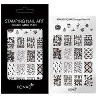 Мініпластику для стемпінгу Konad Square Image Plate 10