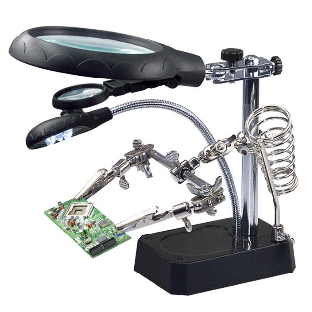 Третья рука для пайки TE-800 (16129C аналог) держатель плат с ...