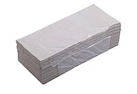 Полотенца бумажные листовые V-сл. серые, 150шт/уп