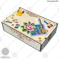 Дерев'яний органайзер під вишивку бісером 003