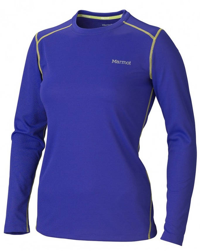 Термокофта Marmot Wm's ThermalClime Sport LS Crew L electric blue 12740.2692, фото 2