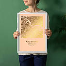 Постер "Амстердам / Amsterdam" фольгований А3, фото 4
