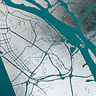 Постер "Карта міста: геотеги" персоналізований А3, фото 2