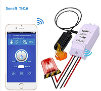 Sonoff TH16 WiFi умный выключатель с мониторингом температуры и влажности