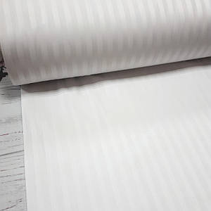 Страйп-сатин білий 100% бавовна (ТУРЦІЯ шир. 2,4 м) (SAT-ST-FR)