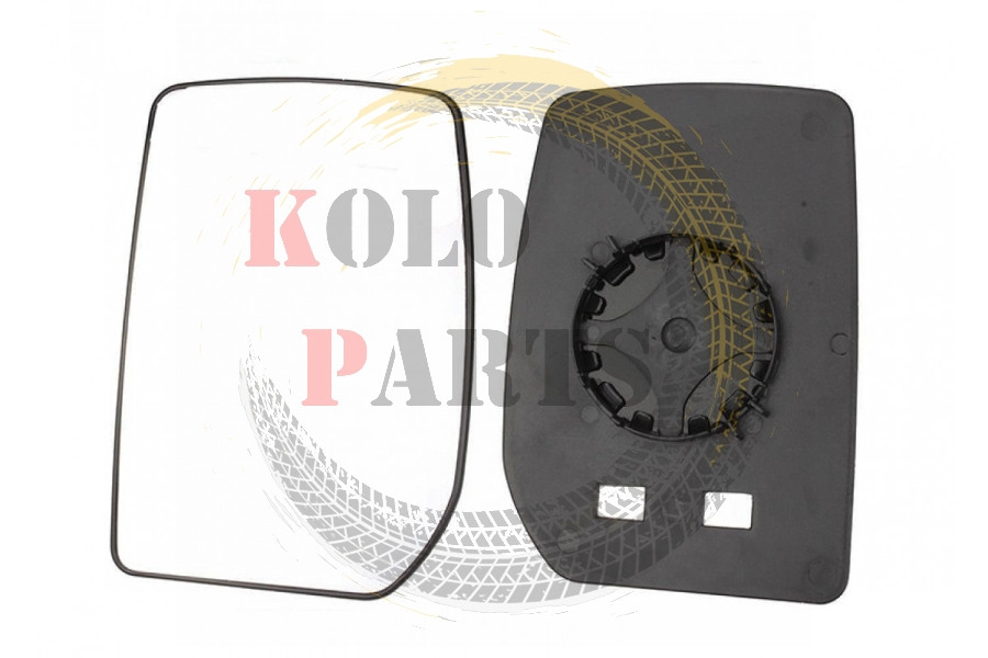 Скло дзеркала праве (механіка) Ford Transit з 2000 р. Форд Транзит дзеркало механічне вставка, фото 1