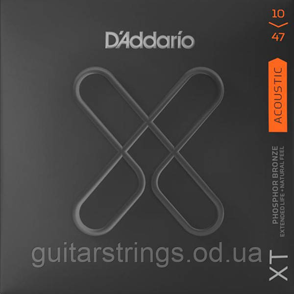 Струни D'Addario XTAPB1047 XT Coated Phosphor Bronze Extra Light 10-47