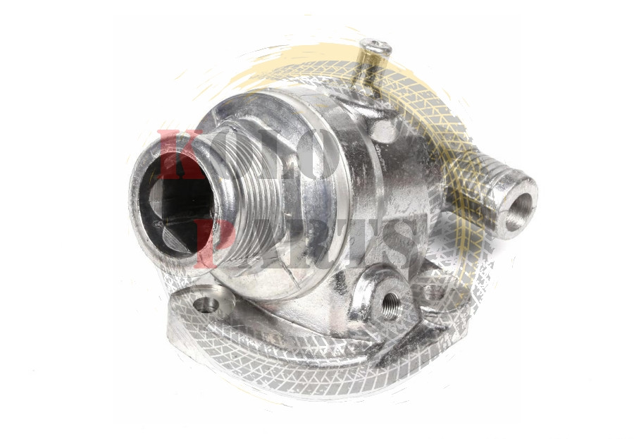 Корпус термостата (залізний) Ford Transit 1991-2000 2.5D (з двома датчиками) Форд Транзит флянець термостату, фото 1