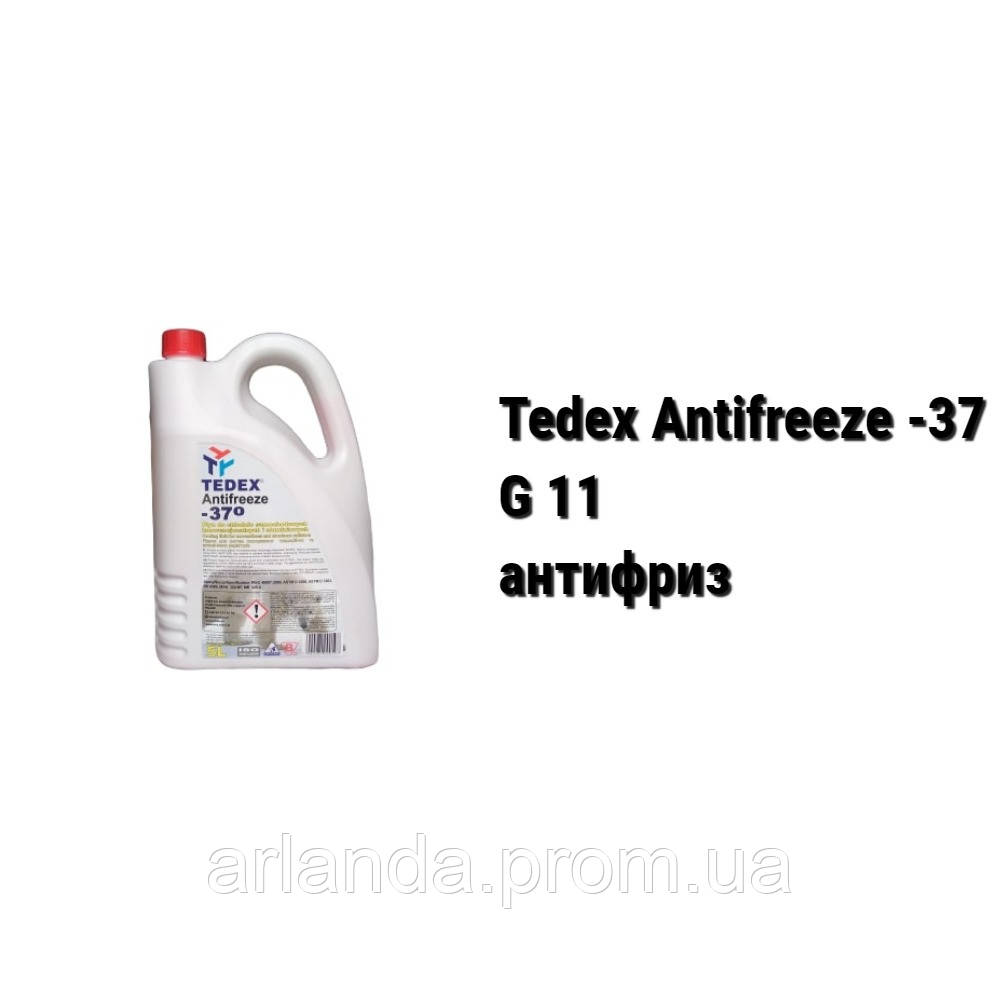 Антифриз готовий -37°C G11 /колір червоний/ Tedex Antifreeze