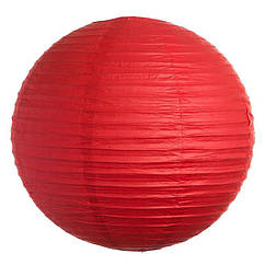 Китайські підвісні кулі 25 см червоний