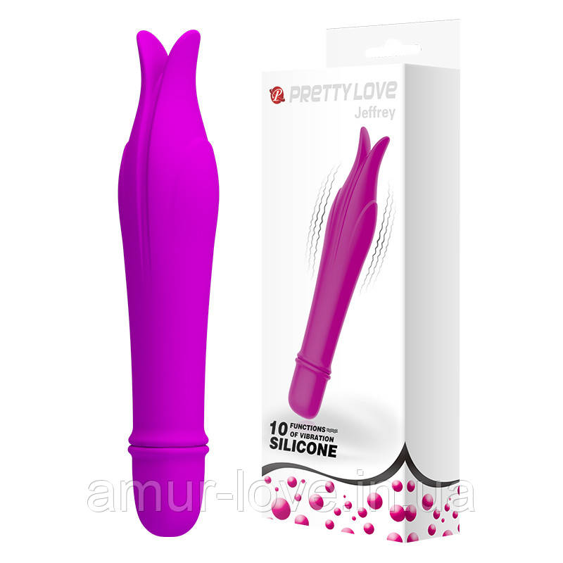 Класичний вібратор Pretty Love Jefrey Vibrator Purple, фото 1