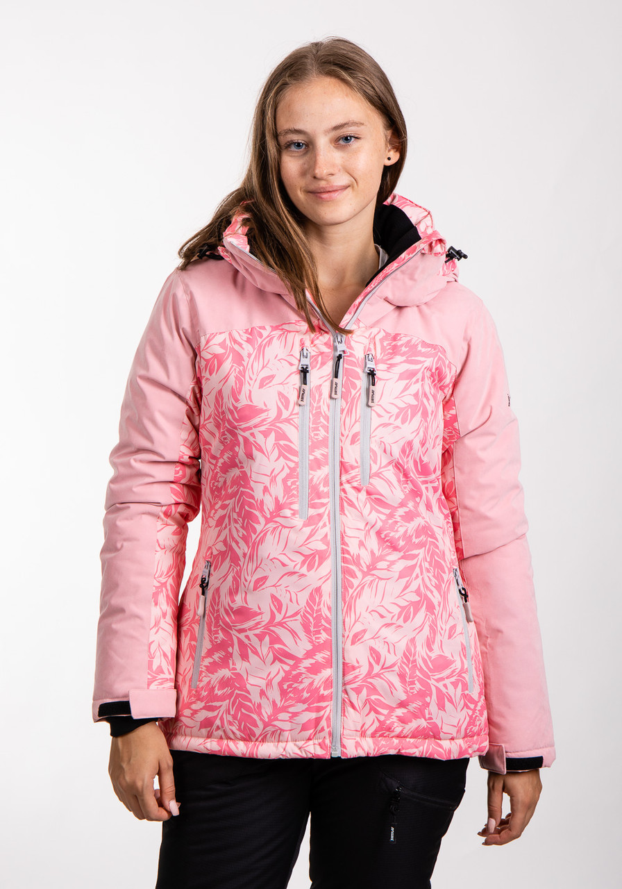 Куртка лижна жіноча Just Play Leaf рожевий (B2369-red) — S