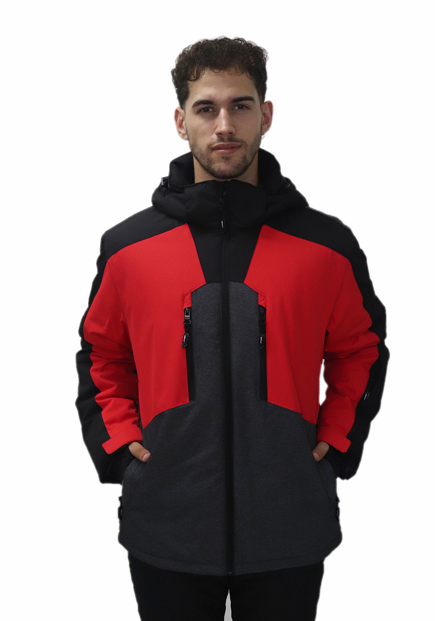 Куртка лижна чоловіча Just Play Modra чорний / червоний (B1340-red) — XL