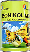 Контактний клей попередньої збірки деталей з шкіри, тканин, гуми BONIKOL MG 0,7 кг.