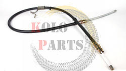 Трос стоянкового ручного гальма правий Ford Transit з 2000 р. (завдовжки, RWD) Форд Транзит ручка