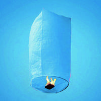 Небесний ліхтарик блакитний у формі купола